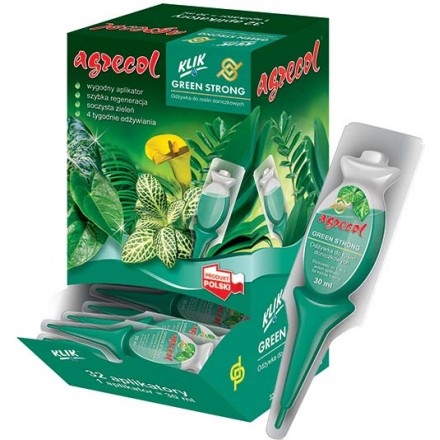 Кондиціонер для кімнатних рослин Green Strong Agrecol, 30 мл