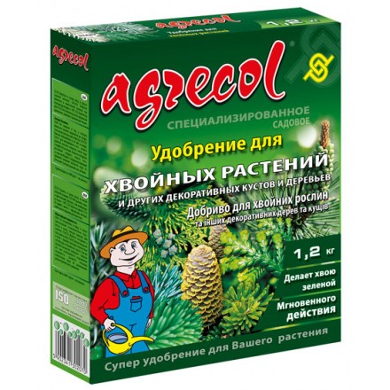Добриво Agrecol для хвойних рослин, 1.2 кг