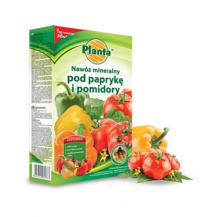 Комплексне мінеральне гранульоване добриво для томатів і перцю Planta, 1 кг (NPK (Mg + S)