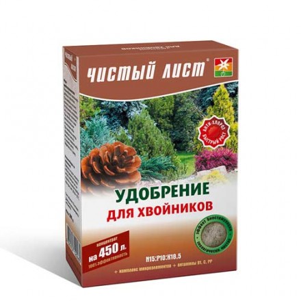 Мінеральне добриво для хвойних "Чистий лист", 300 г
