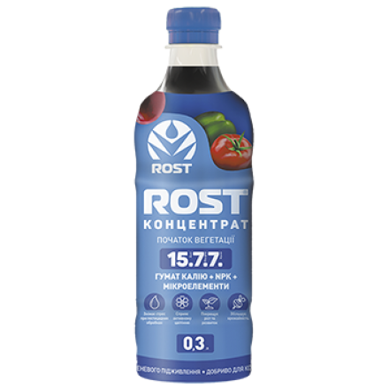 Добриво ROST Концентрат 15.7.7, 0.3 л
