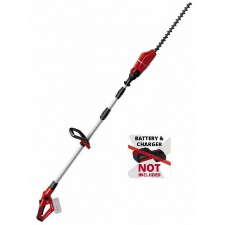 Einhell Кущоріз телескопічний акумуляторний GE-HH 18/45 Li T - Solo, 18В, 450мм, штанга 0.88-1.82м, 4.28кг, без АКБ і ЗП