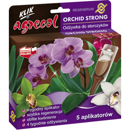 Добриво для орхідей з субстратним регенератором Agrecol Orchid Strong Regenerum, 5 аплікаторів