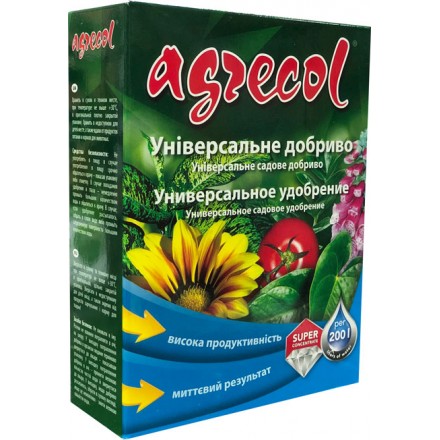 Універсальне кристалічне добриво Agrecol, 200 г 
