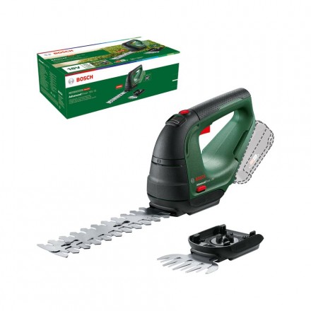 Bosch Ножиці для трави акумуляторні AdvancedShear 18В-10 + насадка кущоріз 10/20см крок різу 8мм 1.85кг