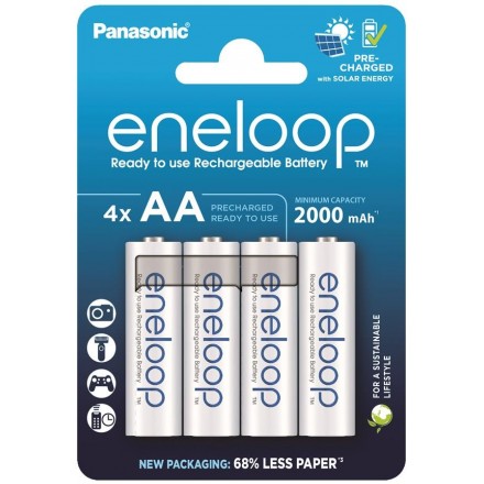 Panasonic Акумулятор Eneloop NI-MH AA 2000 мАг, 4 шт.