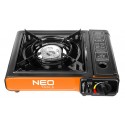 Neo Tools Плитка газова портативна, 2.1кВт, п’єзорозпал, 150г/год, кейс