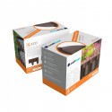 Cellfast Газонна огорожа ECO, 4 елементи, 2.4м, коричневий