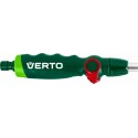 Verto Зрошувач ручний, 1/2"-3/4", штанга 77-113см, 10 функцій, плавне регулювання напору води великим пальцем, тримач двокомпонентний