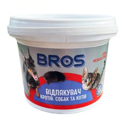 Відлякувач кротів, собак та котів Bros, 450 мл