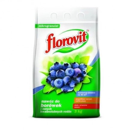 Добриво Florovit для лохини та інших кислолюбних рослин, 1 кг
