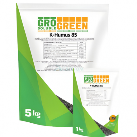 Добриво GroGreen Гумат калію K-Humus 85, 5 кг