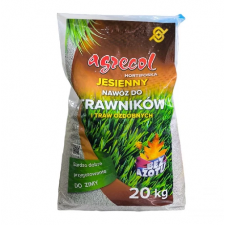 Осіннє добриво для газону 0-10-25 Agrecol, 20 кг