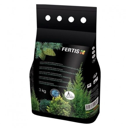 Добриво для хвойних та декоративних рослин Fertis, 3 кг