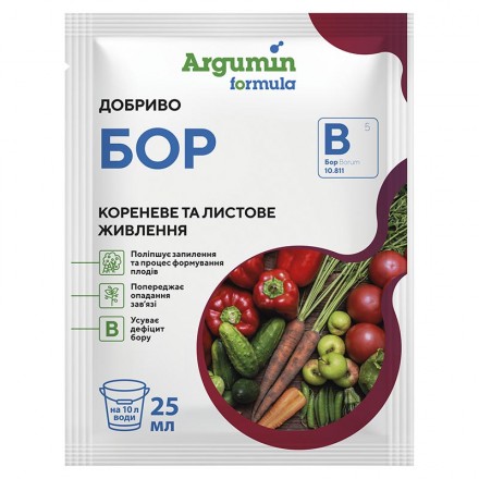 Добриво Argumin formula Бор, 25 мл