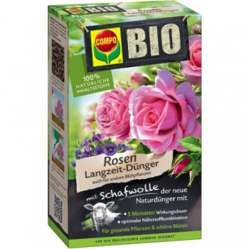 Добриво тривалої дії для троянд, 2 кг, Compo Bio