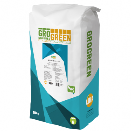 Добриво GroGreen NPK 13-40-13+TE, 10 кг