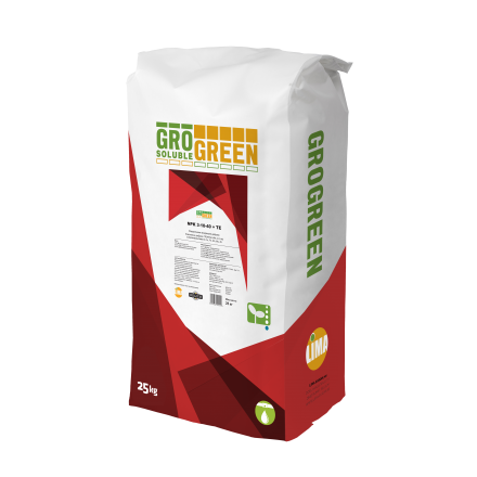 Добриво GroGreen NPK 3-10-40+ТЕ, 25кг