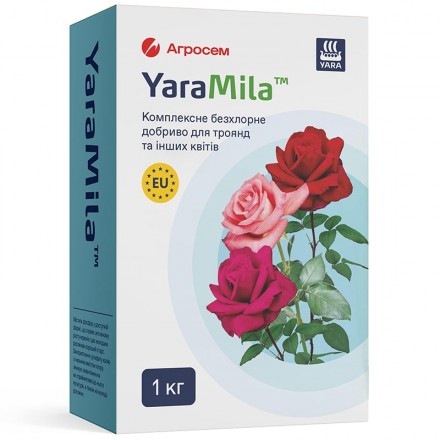 Добриво для троянд та квітів YaraMila, 1 кг (весна-літо)