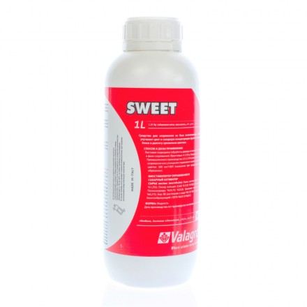 Біостимулятор дозрівання та забарвлення плодів Sweet (Світ) Valagro, 1 л