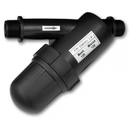 Фільтр дисковий із зовнішньою різьбою 1", 120 мesh, DSF-100DML