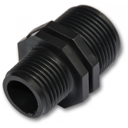 З'єднувач редукційний із зовнішньою різьбою 3/4" та 1/2", DSA-491234L