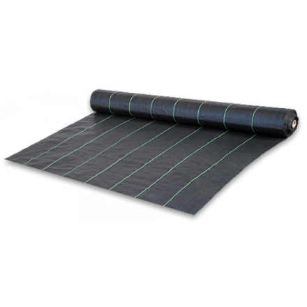 Агротканина проти бур'янів 70 г/м2 PP, чорна UV 1,6х100м, AT7016100