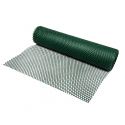 Сітка огороджувальна, садова, AS-HEX,300  г/м2, 15х15 мм, 1x25м, AS-HEX15151025GR