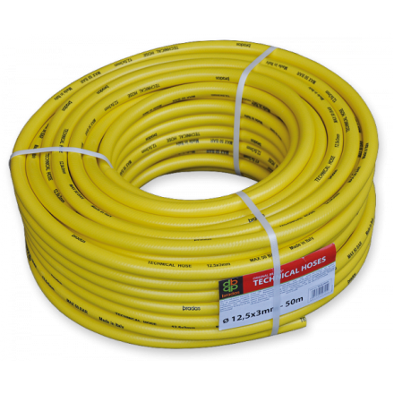 BRADAS Шланг технічний YELLOW 12,5 х 3мм17 BAR, TH12,5*3YL