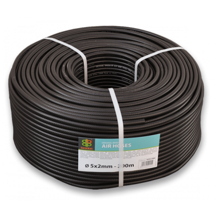 Шланг технічний, BRADAS, BLACK 5 х 2мм, 20bar, AH05*2BK