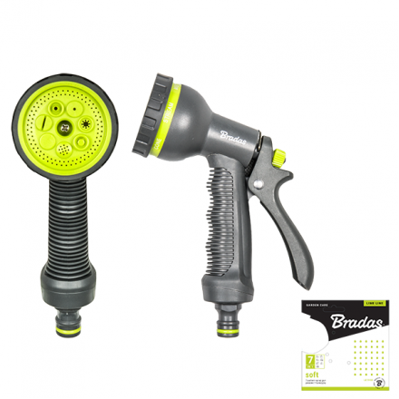 Пістолет для поливу 7 режимів SOFT LIME LINE, LE-5102