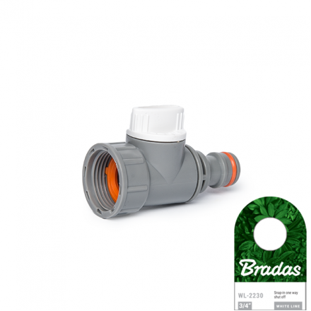 Адаптер із внутрішньою різьбою 3/4" з запірним краном, WHITE LINE, WL-2230