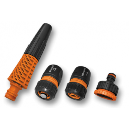 Комплект з 4 елементів на шланг 1/2", BLACK LINE, ECO-PWB5500-12