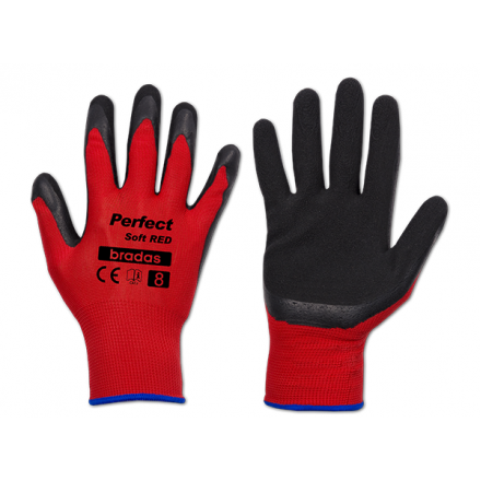 Рукавички захисні PERFECT SOFT RED латекс, розмір 9, RWPSRD9