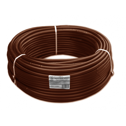 Трубка крапельна D 16 мм, відстань між емітерами 33 см, 1,6 л/год – WATERMIL DRIP BROWN – 100 м, DSWWMB161033-160-100