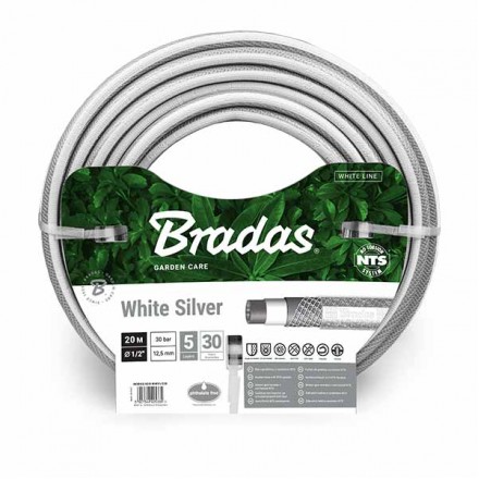 Шланг для поливу NTS WHITE SILVER 1/2" – 50м, WWS1/250