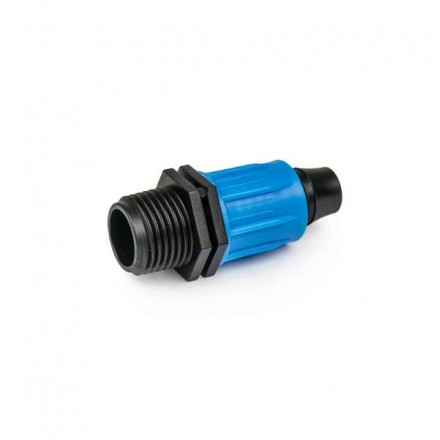 Адаптер QJ для PE трубки 16мм / зовнішня різьба 1/2", DSWAQJ-L16м12