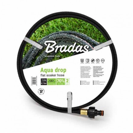 Шланг, що сочиться AQUA-DROP FLAT 1/2" – 7,5м, WADF1/2075