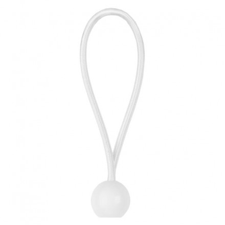 Петля еластична гумова з кулькою 15см BUNGEE CORD BALL, BCB-0515WH-L