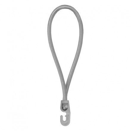 Петля еластична 40см з гачком PVC BUNGEE CORD HOOK, BCH3-0440GY-E