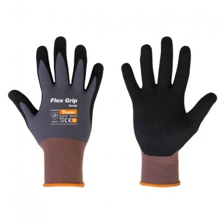 Рукавички захисні FLEX GRIP SANDY нітрил, розмір 7, RWFGS7