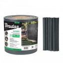 Стрічка для паркану 19см x 35м, 450г/м2, сіра, TOB4501935GYL