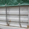 Петля еластична 20см з металевим гачком  х 25шт. BUNGEE CORD HOOK, BCH4-0620GY-B