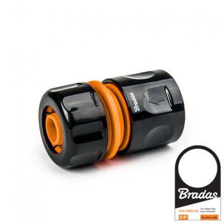 Конектор 3/4", POWER JET - STANDARD, BLACK LINE, з ярликом, ECO-PWB2163