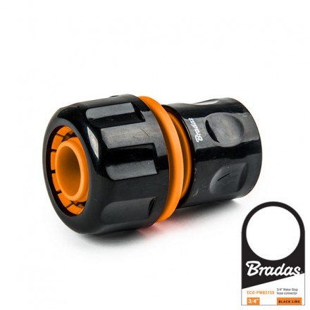 Конектор 1" POWER JET - STANDARD, з ярликом, BLACK LINE, ECO-PWB2161