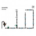 Комплект з крапельної трубкою 50 м, WATER FLOW DRIP, DSWWF50-SET2