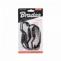 Гумка еластична FLAT BUNGEE CORD HOOK чорна 1,8 х 40см - 2 шт, у блістері, BCH5-18040BC-B