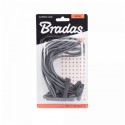 Гумка еластична із засувкою BUNGEE CORD T BAR, довжина 20 см, блістер, BCT1-0420GY-B
