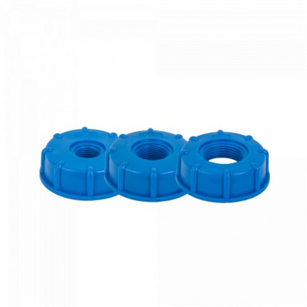 Набір з'єднань IBC, 3 x РВ S60x6 / РВ 3/4", 1/2", 1", IBCS60F-SET