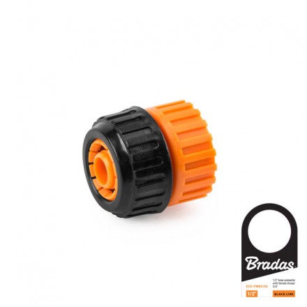 Муфта з'єднувальна 1/2", РВ 3/4", BLACK LINE, ECO-PWB4136
